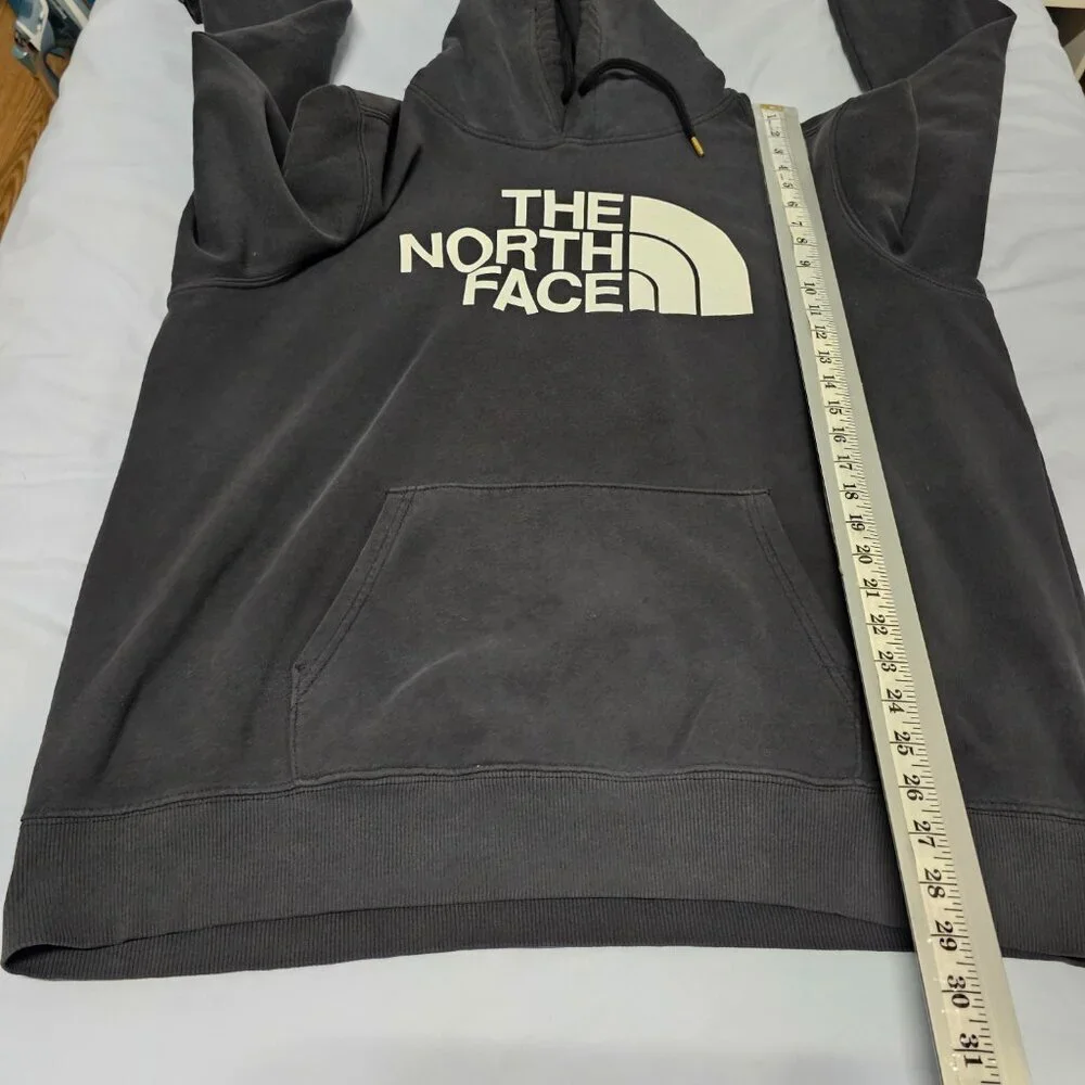 The North Face Mens Hoodie Size XL Black Distressed